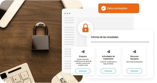 Cumple la Ley de Protección de Datos gracias a nuestro software LOPD Descubre toda la información sobre nuestro software LOPD para la protección de datos