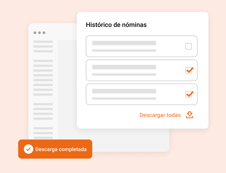 Encuentra todas tus nóminas haciendo clic en el Portal del Empleado. Histórico de nóminas en el software portal del empleado de tugesto