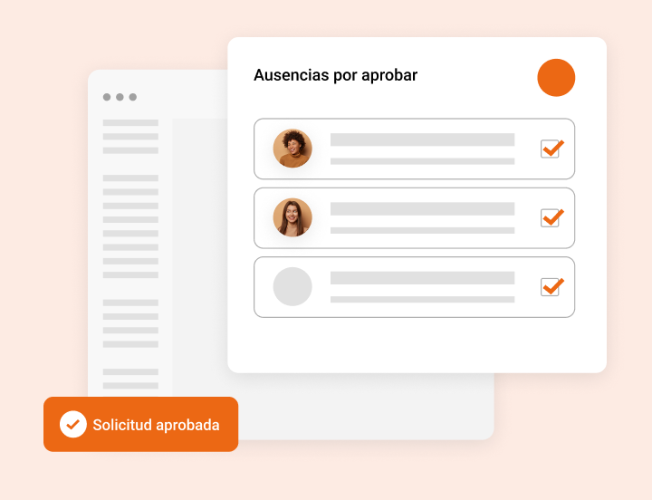 La gestión de ausencias y vacaciones es más sencilla con tugesto Interfaz del software gestor de vacaciones para los empleados de tus negocios